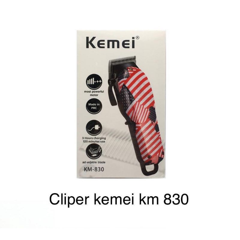 kemei hair clipper electric portable charging KM 830