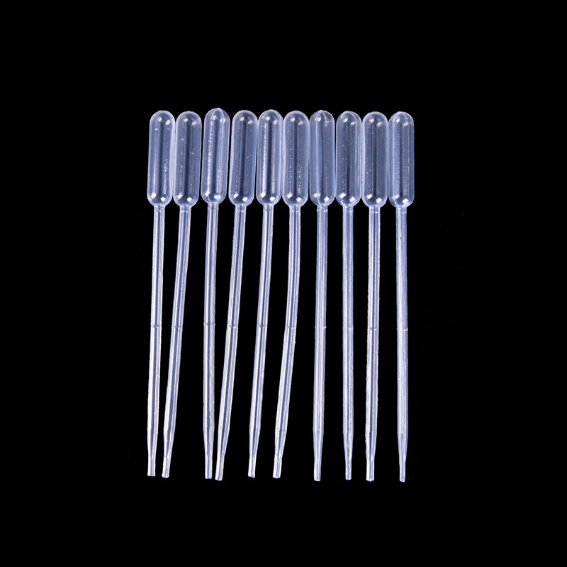 {LUCKID}100PCS 0.5ml Disposable Polyethylene Eye Dropper Transfer Graduated Pipettes fm