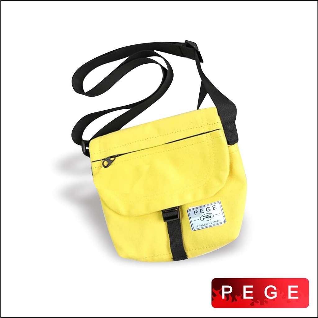 Pege 8858 - Tas Selempang Pria Wanita Unisex Slingbag Bahu Kasual