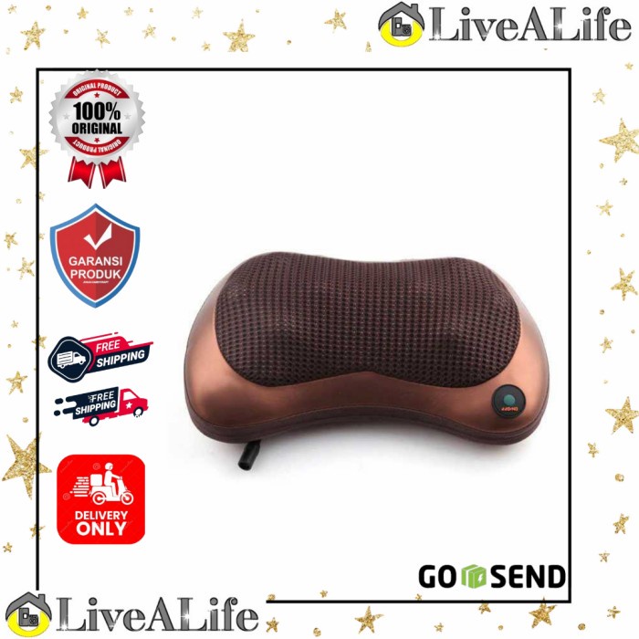 Car&Home Bantal Pijat Shiatsu Massage Pillow
