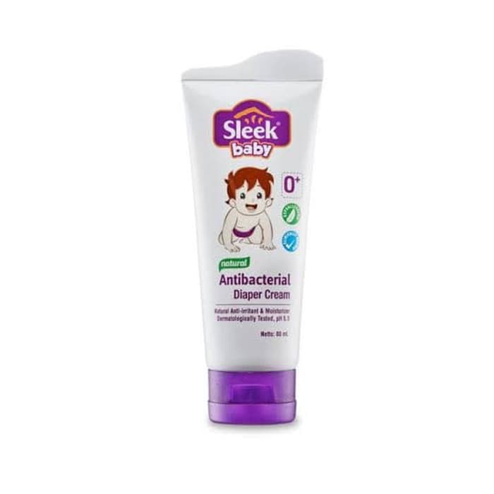 Jual timepubs KRIM RUAM POPOK SLEEK BABY ANTIBACTERIAL DIAPER CREAM 80