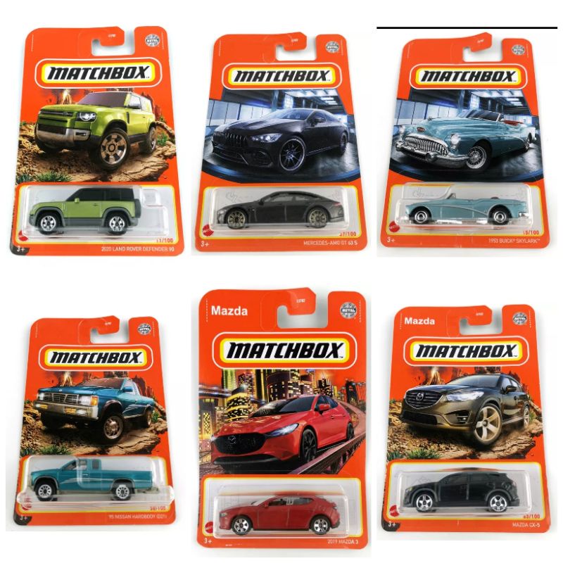 Matchbox Truck Original Mattel Matchbox MBX Lot W Dan Y Diecast Miniatur Mainan Mobil Mobilan Pajangan
