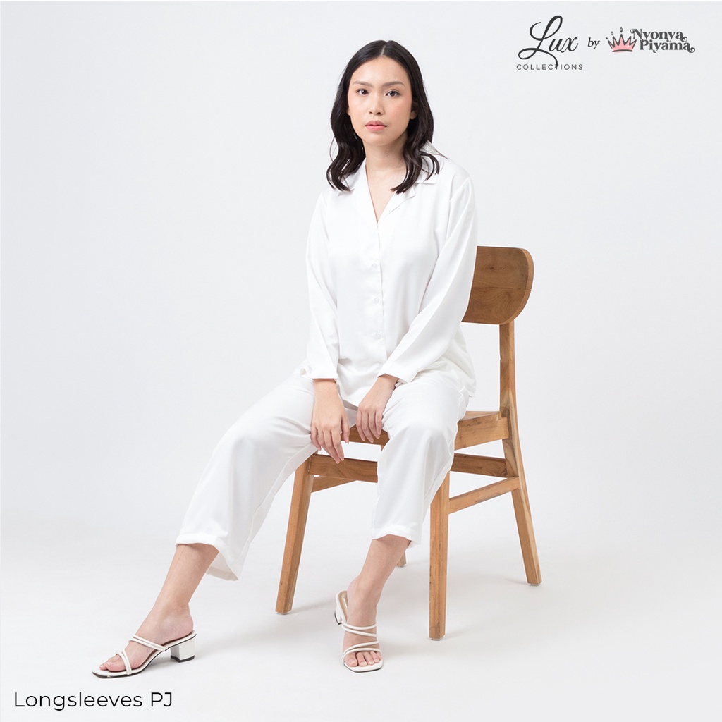 Lux Nyonya Piyama Maxmara Set Piyama (Diamond)-Longsleeves Pj