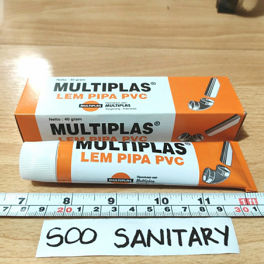 Lem Pipa PVC Multiplas 40 gram Tube - Lem Paralon / Pralon