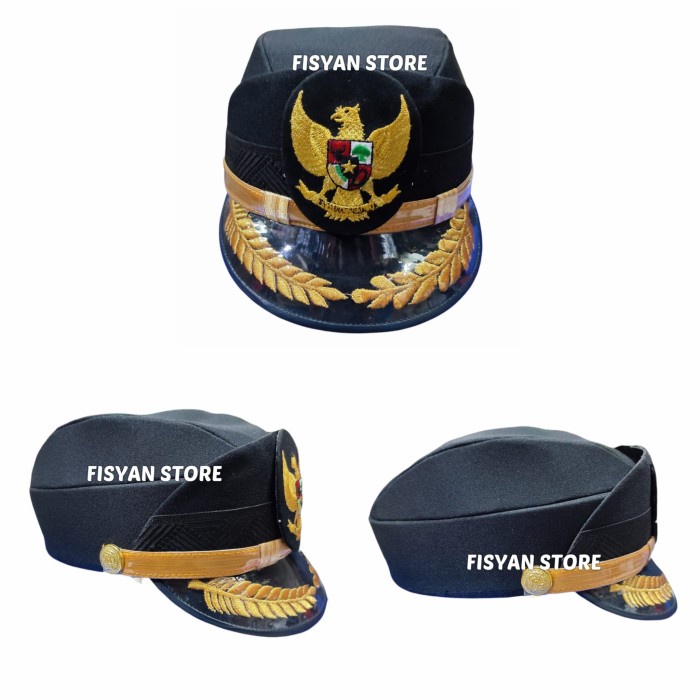 Topi Pet Camat Wanita | Topi Pet PDU Camat Wanita Padi Kapas