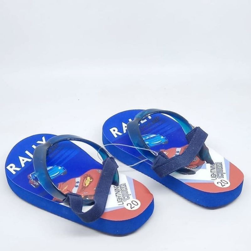 Sandal Jepit Tali Cars Sandal Bayi Import