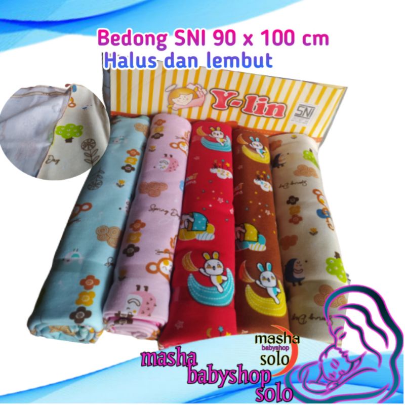 Bedong bayi katun halus , Bedong bayi sni motif