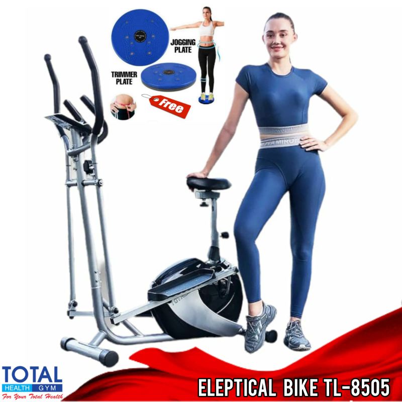 ELEPTICAL SEPEDA STATIS CROSSTRAINER SEPEDA FITNESS TOTAL FITNESS TL8505