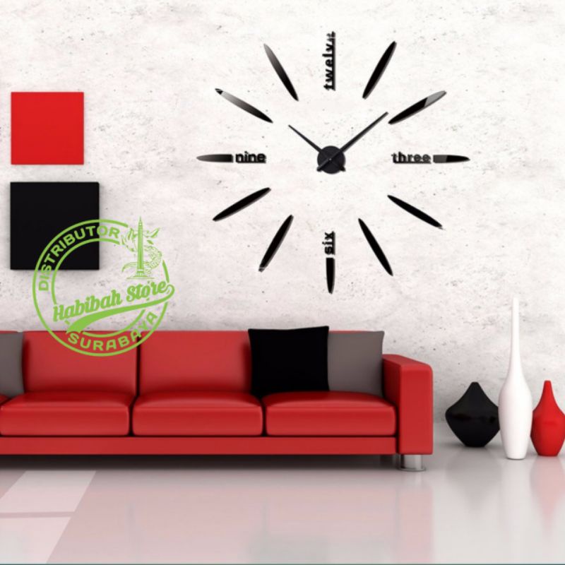 Jam dinding besar 130 cm