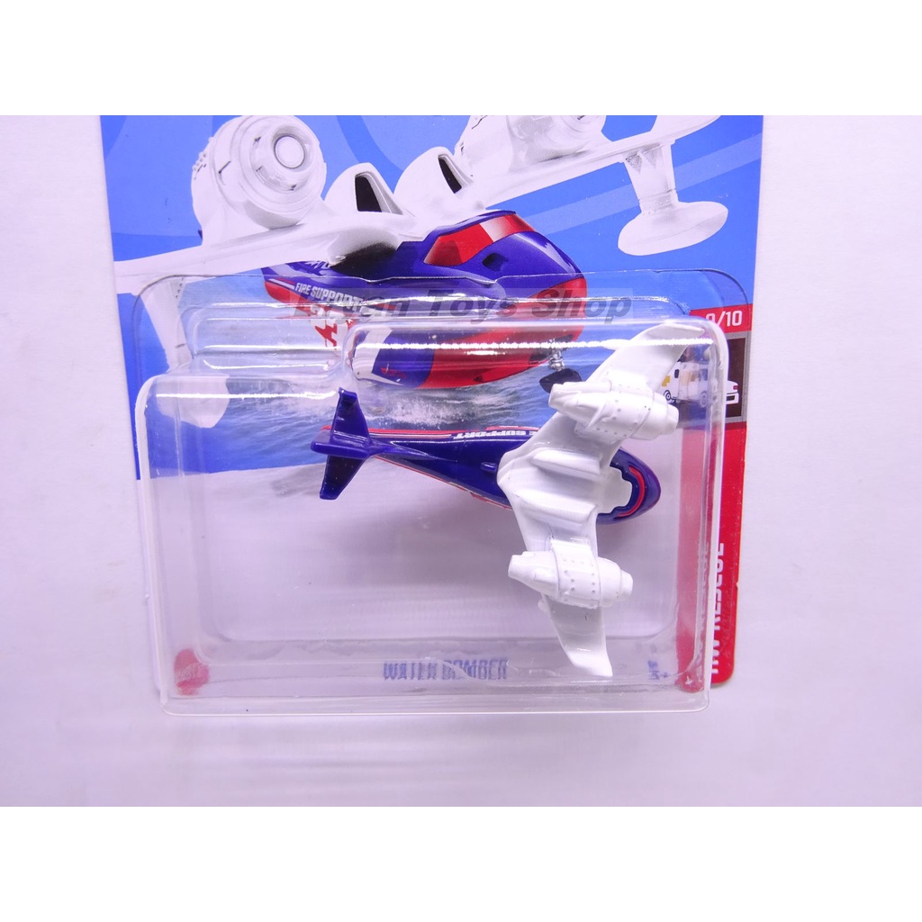 Hot Wheels Water Bomber pesawat terbang Putih Biru