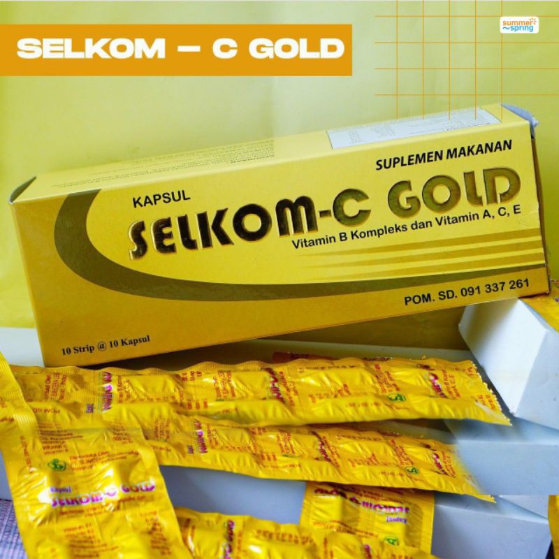 Jual MULTIVITAMIN SELKOM-C GOLD | Shopee Indonesia