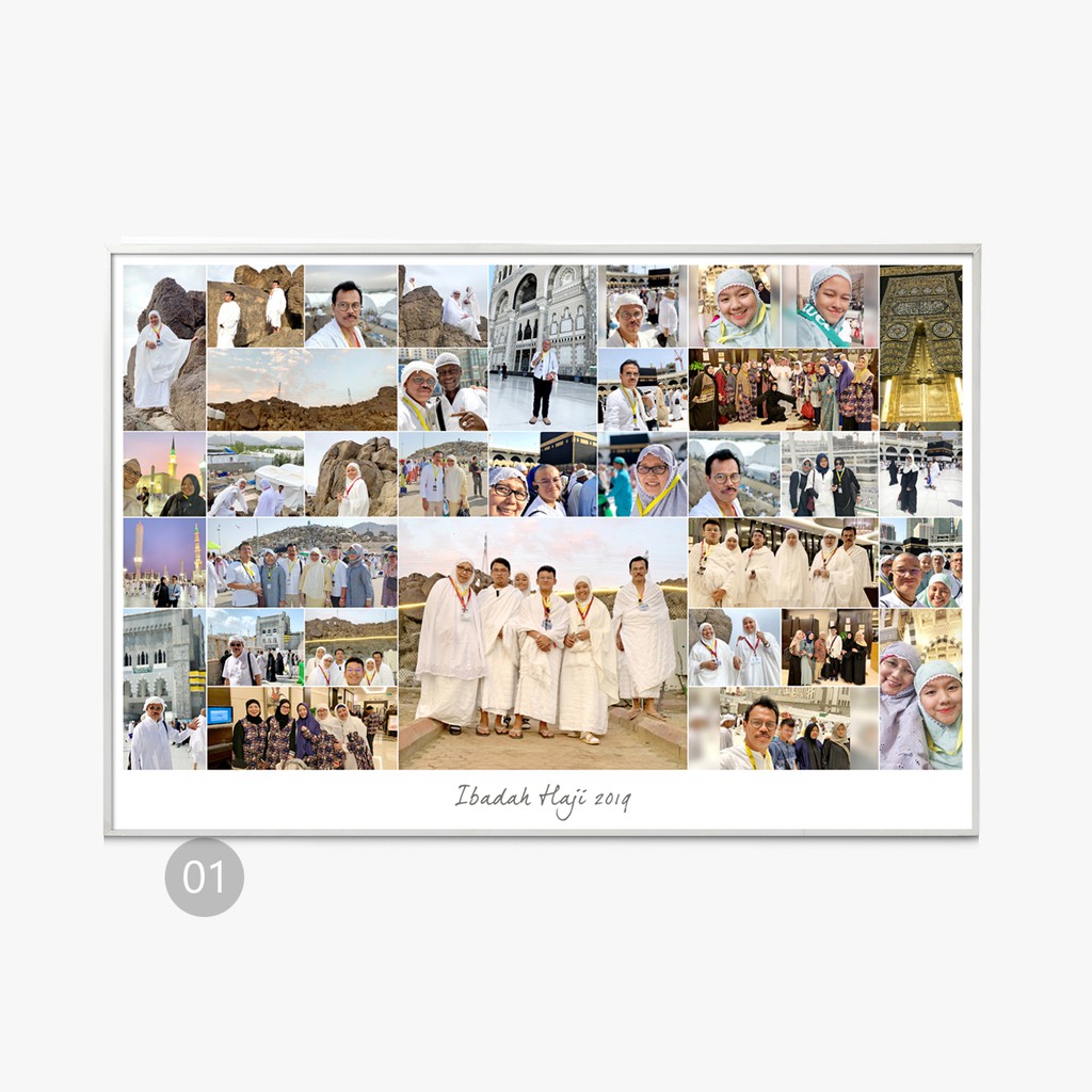 Cetak Foto Blok Photo Mix/Kolase 24RP Photo Print Grid Premium Berkualitas - JONAS