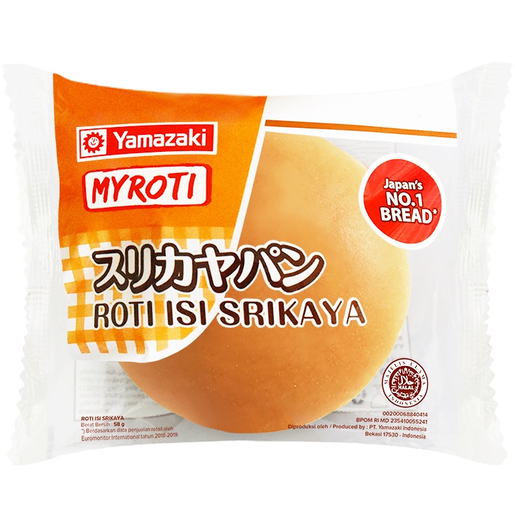 

YAMAZAKI MYROTI Roti Isi Srikaya