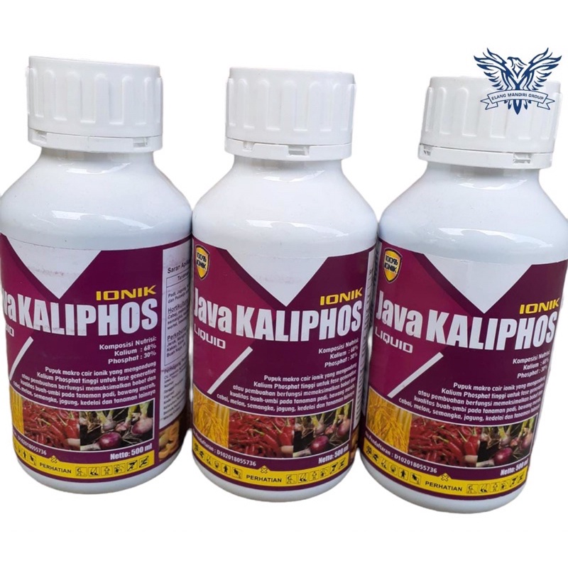 Java Kaliphos 500ml Pupuk Kalium Phospat Cair Ionik 100% Original Kalium 68% &amp; Phosphat 30%