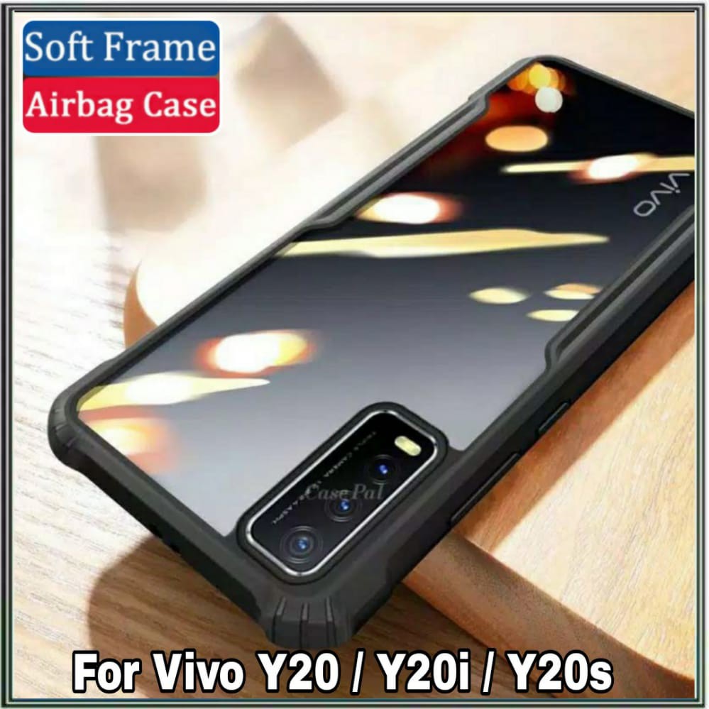 Case Vivo Y20 / Y20i / Y20s / Y20g Hard Soft Transparan Shockprooft Casing Cover
