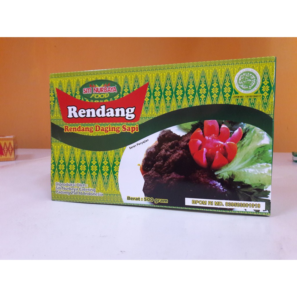 

Rendang Daging Siti Nurbaya 500 gram - Asli Padang