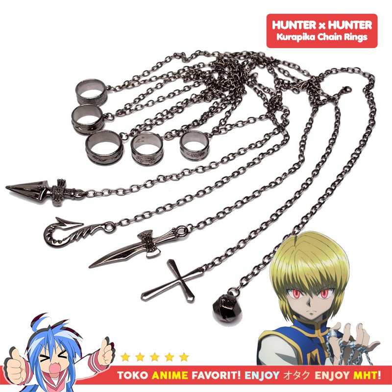 Merchandise Anime Hunter X Hunter : Kurapika Chain Rings / Rantai Cincin - myhobbytown