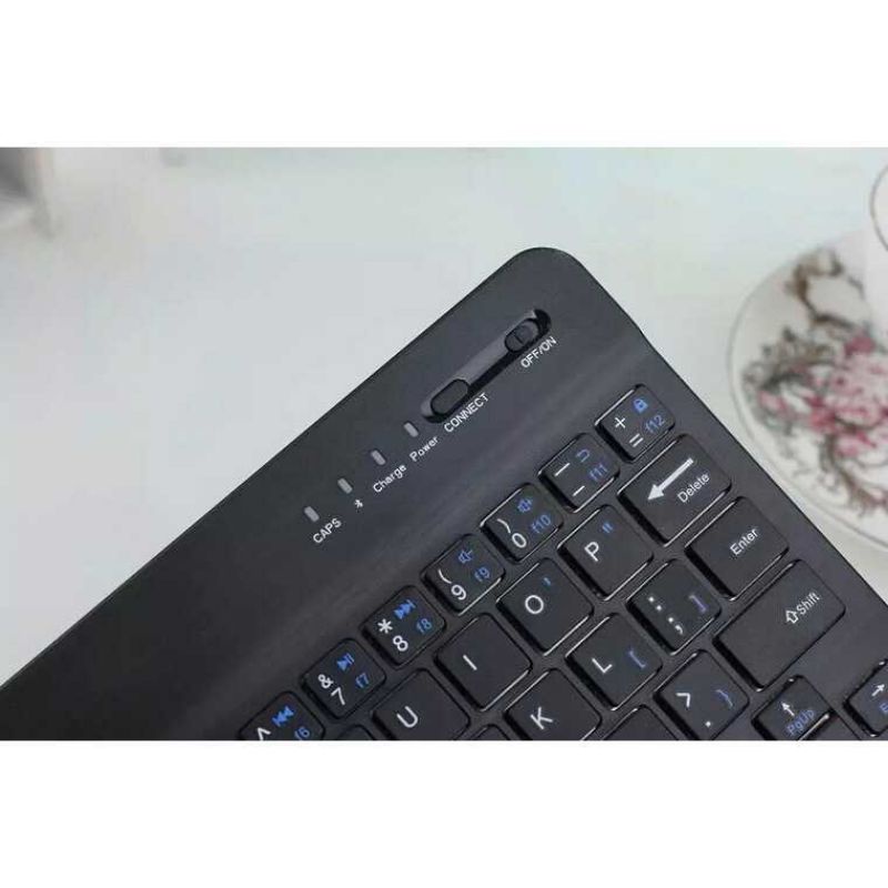 Keyboard Wireless Bluetooth Portable Universal untuk Tablet 10 - 11 inch