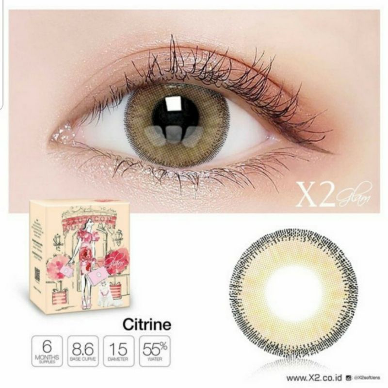 Softlens X2 Glam Citrine