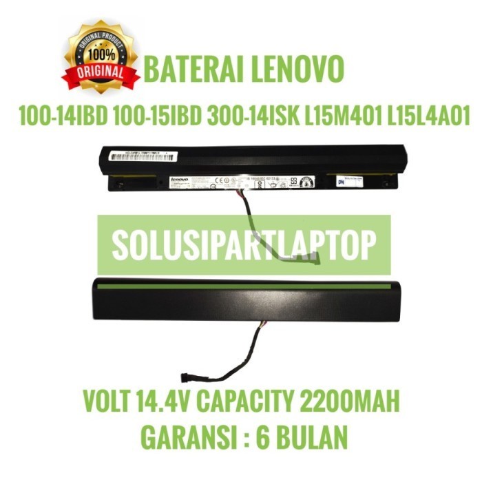 BATERAI LENOVO 15IBD 14IBD 100-14IBD 100-15IBD L15L4A01 ORI