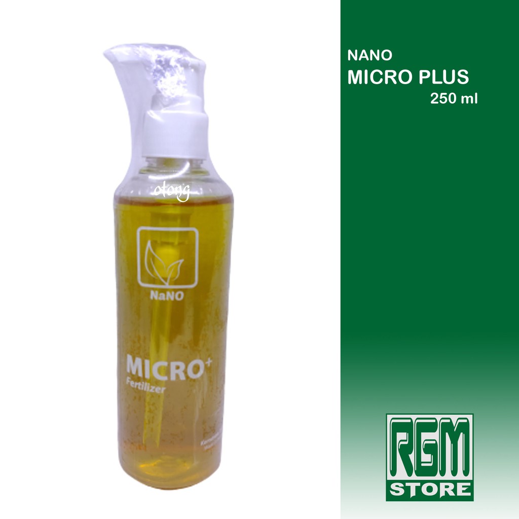 Nano micro plus fertilizer pupuk cair tanaman aquascape aquarium 250 ml