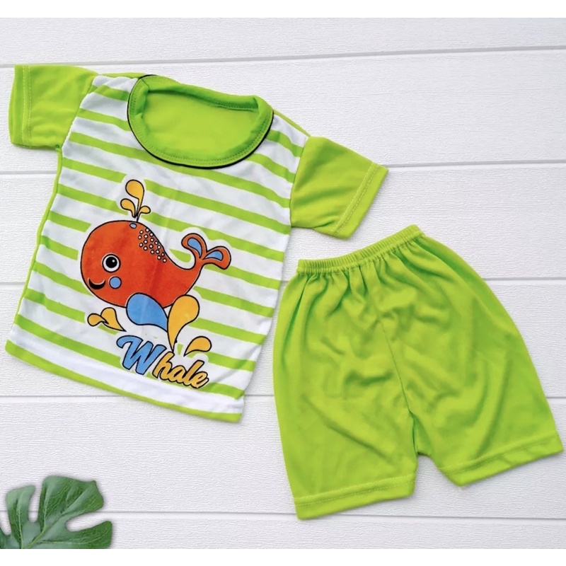 Setelan bayi Oblong Pendek Bayi Baju Bayi Celana Bayi Baju Set Bayi Piyama Bayi DNW BABY