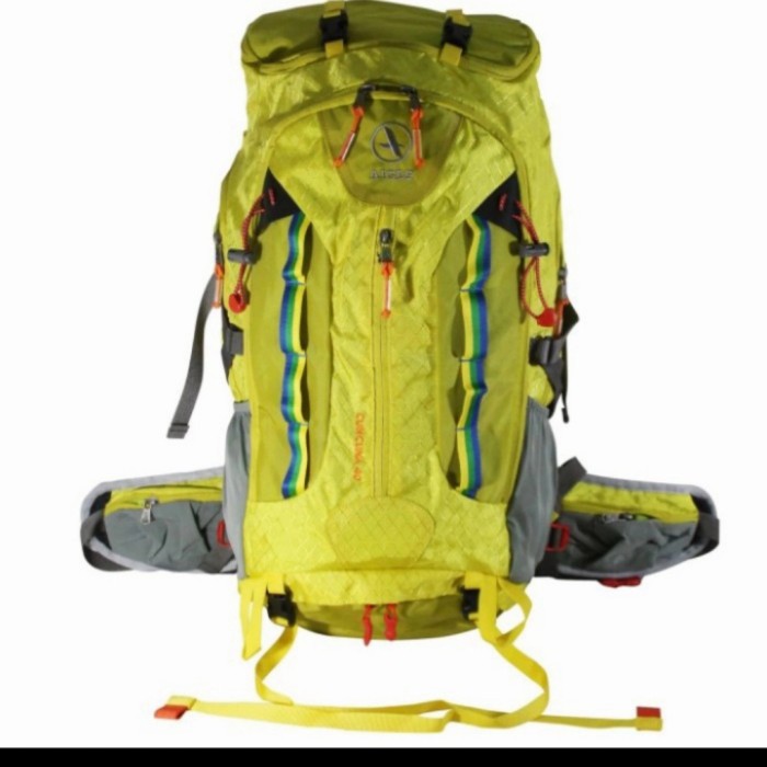 Tas Ransel Aigle Cuncuna 40L Tas Gunung Carrier Backpack Camping Hikin - yellow