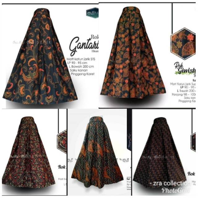Rok batik allsize LP 100 LB 200.katun primiss A3 unggul jaya.batik Pekalongan.black series