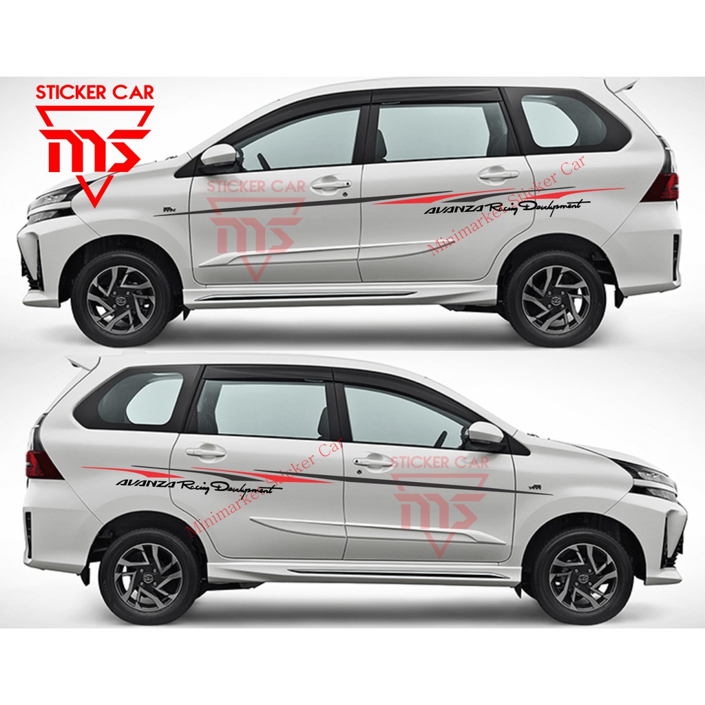 Jual HOT PROMO STIKER AVANZA RACING DEVELOPMENT STICKER MOBIL TOYOTA AVANZA LAMA NEW VELOZ UNIVERSAL Indonesia Shopee Indonesia