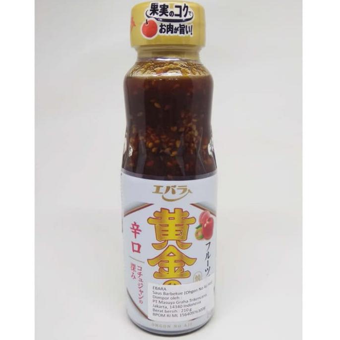

Open DS] EBARA OHGON NO AJI KARAKUCHI (HOT) BTL 210 GR / Sauce Bbq ala jepang