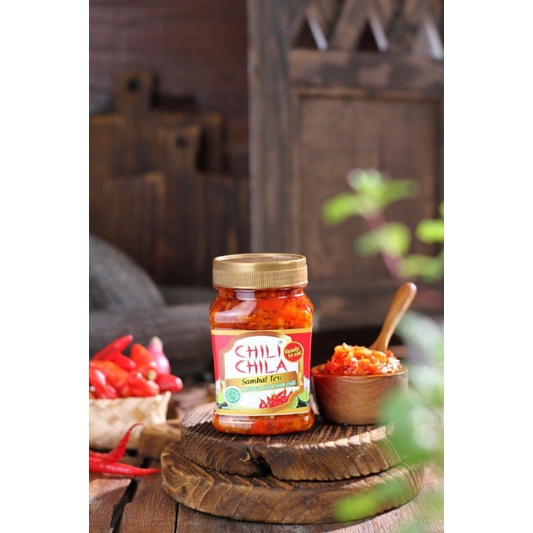 

SAMBAL TERI CHILI CHILA Sambel Kemasan Rasa Rumahan Enak Pedas Halal Murah