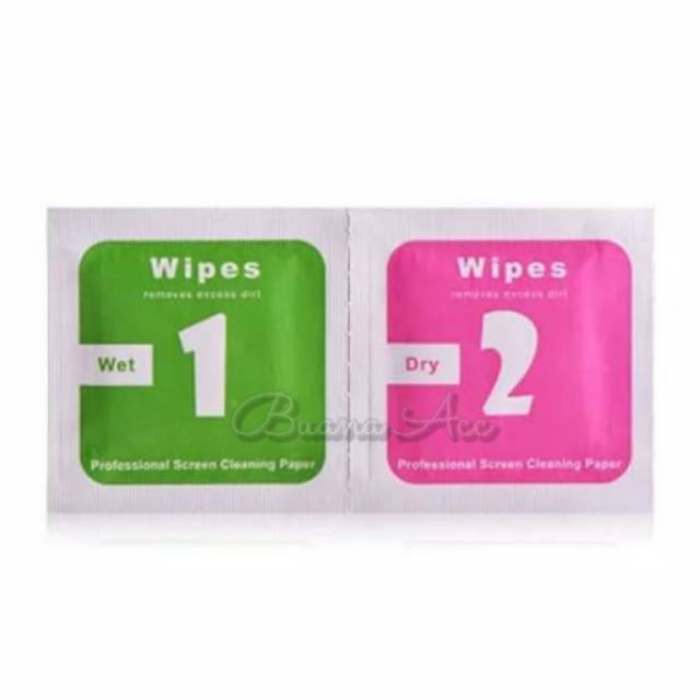 Tisu Tempered Glass Tisu Pembersih Layar Hp Shopee Indonesia