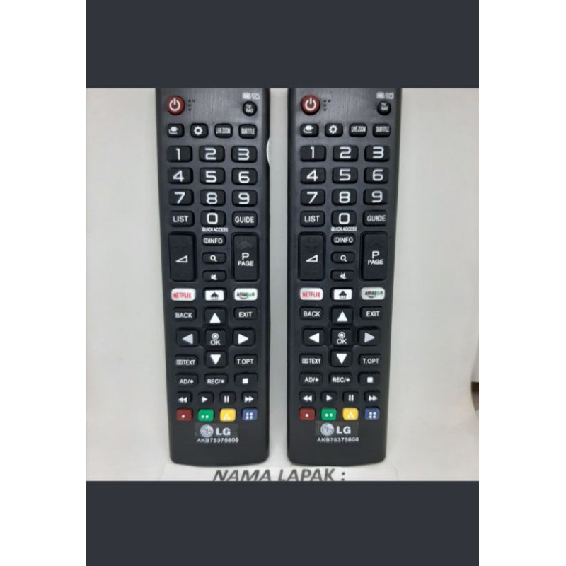 REMOTE REMOT SMART TV LED LCD LG NETFLIX AMZON SEPERTI ORIGINAL