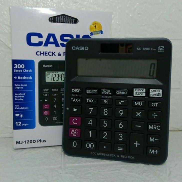 

Trend - CASIO MJ-120D PLUS - Check & Correct Calculator / Kalkulator Desktop 원