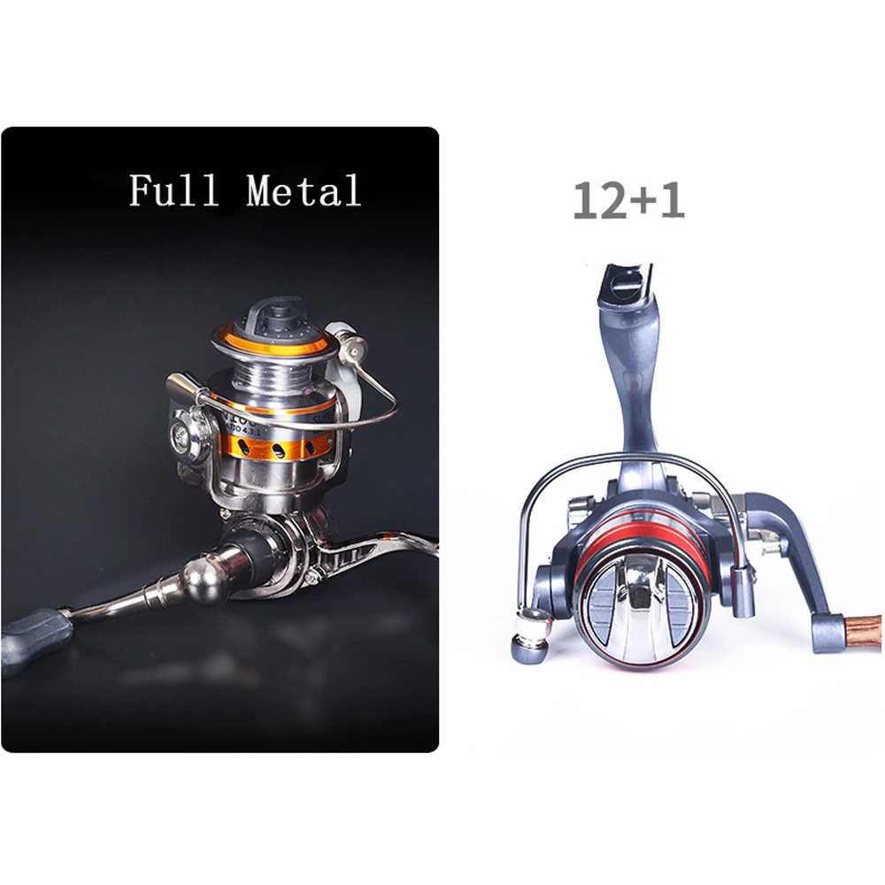 REEL PANCING SPINNING MINI MN100 GULUNGAN PANCING FULL METAL FISHING REAL 4.3:1 GEAR RATIO