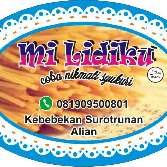 

Makanan Mi lidiku