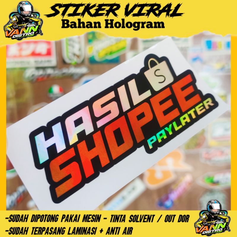 Stiker Hasil Shopee (B)