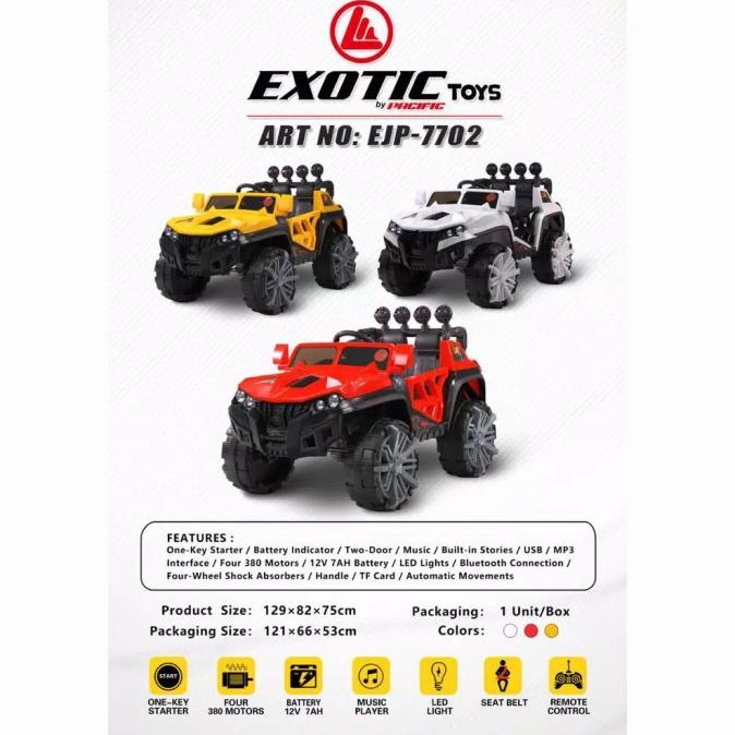 Exotic Mobil Aki EJP 7702/EJP-7702/Mobil mainan