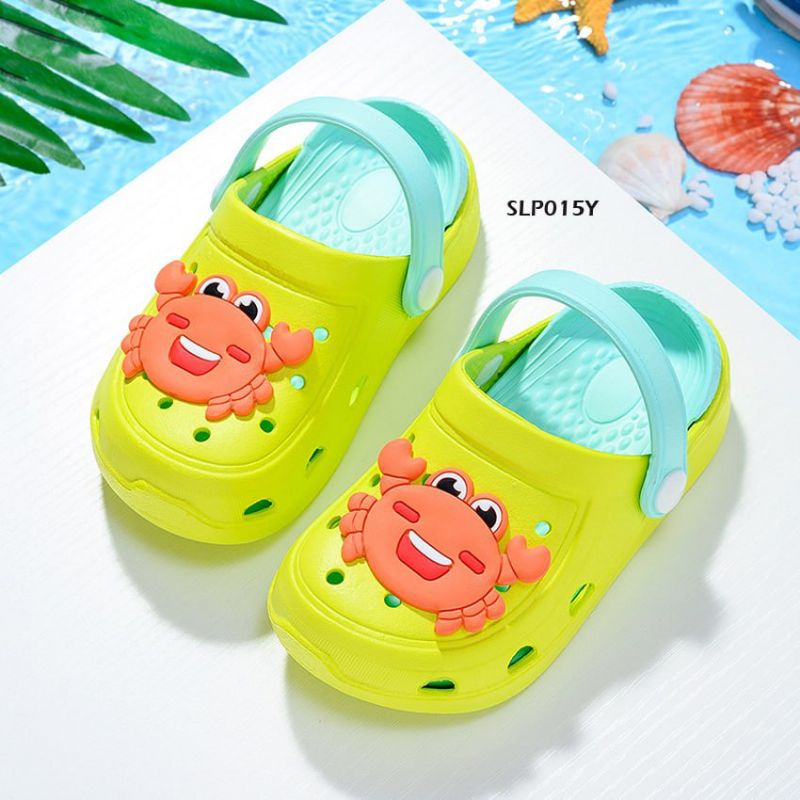 Sandal Anak Crocs, sepatu sandal anak anak karet import motif animal