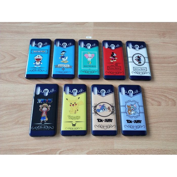 Case Samsung Galaxy A20 Fuze Case Gambar Donald Doraemon Hello Kitty Mickey Mouse Luffy Samsung A205