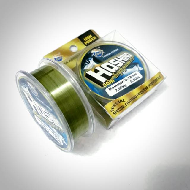 Senar Pancing (Kenur, Nilon, Nylon, Talipancing) Untuk Ikan Mas Tombro Bawal TERBAIK ORCA HOSHINO