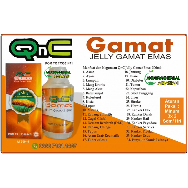 Penyakit A Z Obat Qnc Jelly Gamat Multikhasiat Indonesia