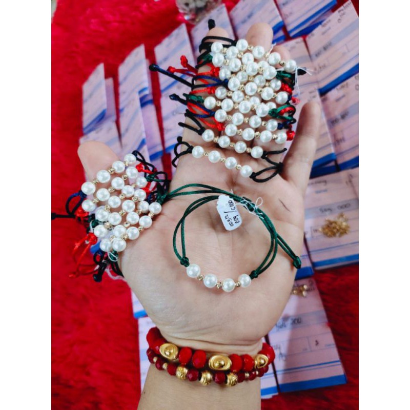 Gelang manik biji emas kadar 420