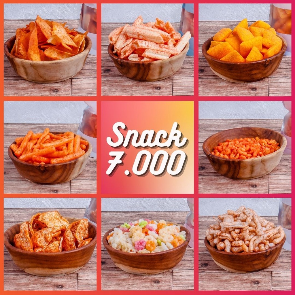 

Aneka Snack Triple S serba 7ribu. Murah, Enak & Banyak
