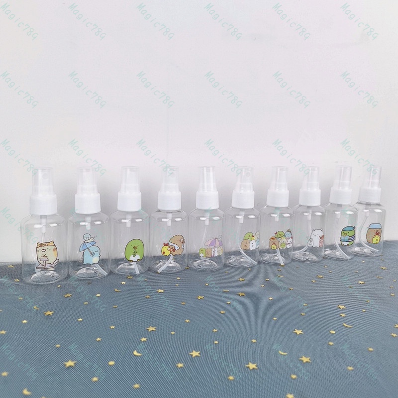 Magic789 Cartoon Sumikko Gurashi Spray Bottle 50ML Plastic Travel Size Bottles Container for Cosmetic