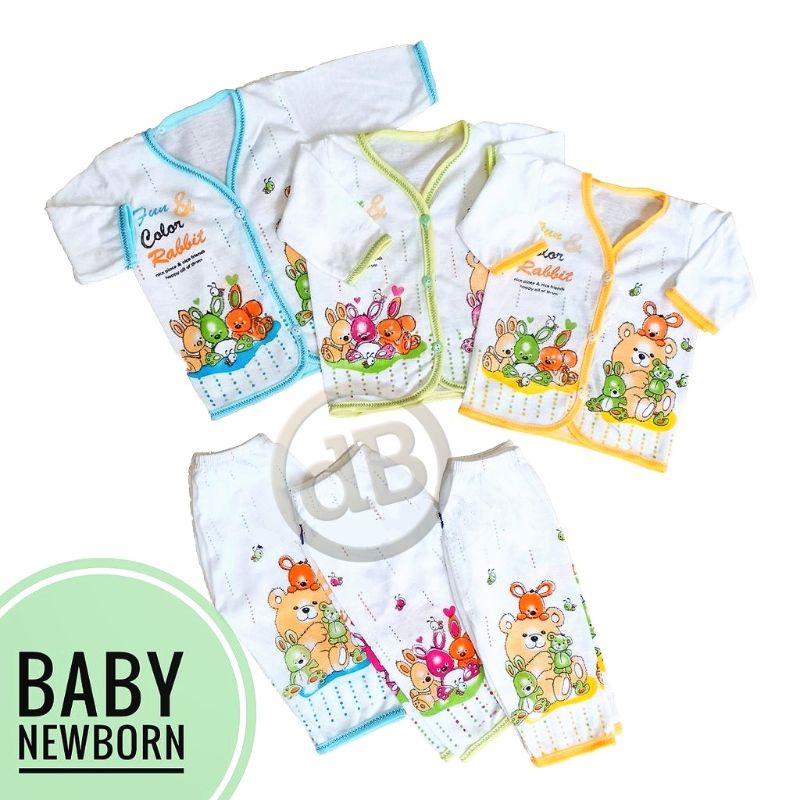 Setelan Baju Bayi Baru Lahir Murah Motif Karakter Kado Baju Bayi Newborn Perlengkapan Bayi Murah