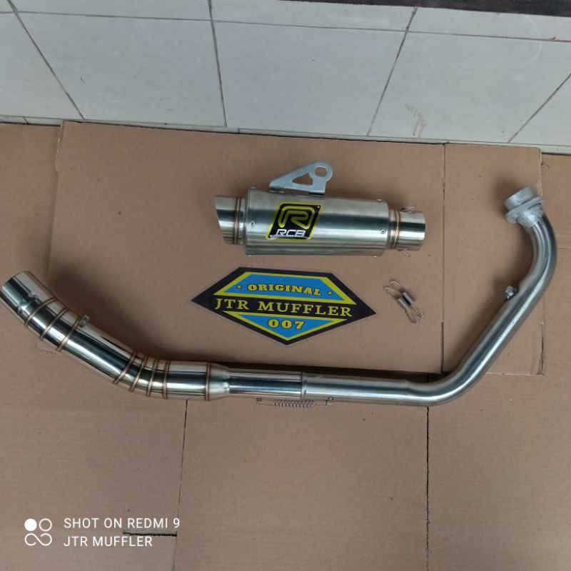 knalpot racing RCB supra gtr 150 sonic 150r cb150r new