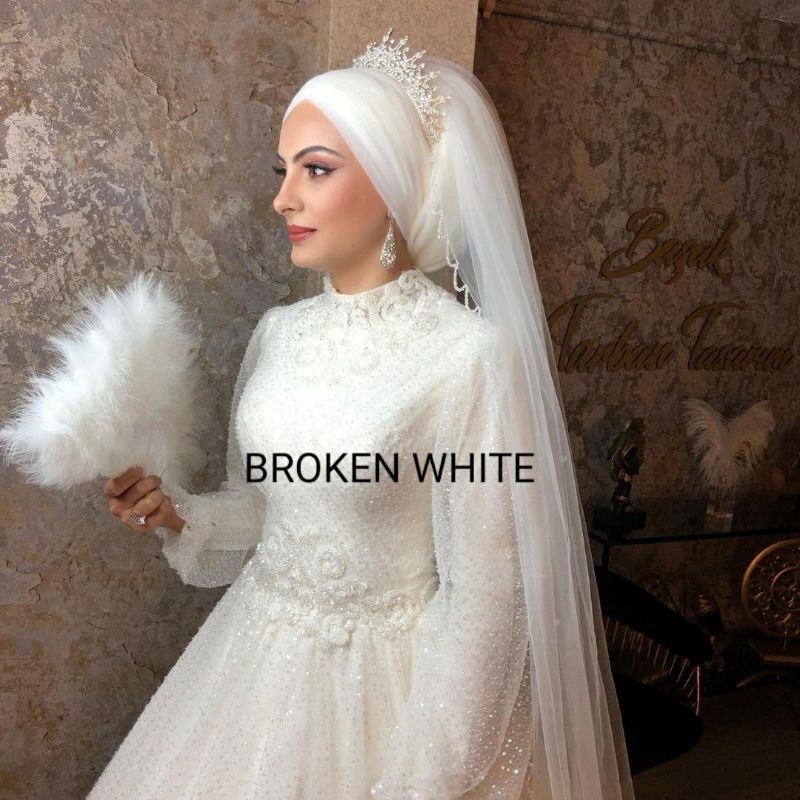 Soft Tile Polos Pengantin-Broken White