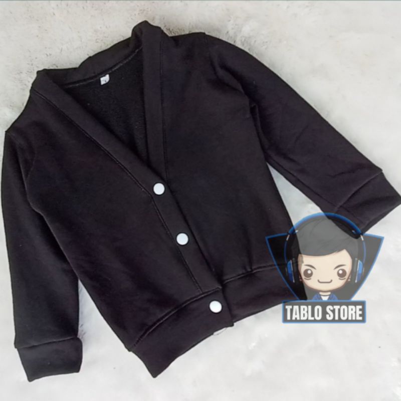 KARDIGAN FLEECE Size M Usia 2-3 Tahun Cardigan Anak Perempuan Laki-Laki