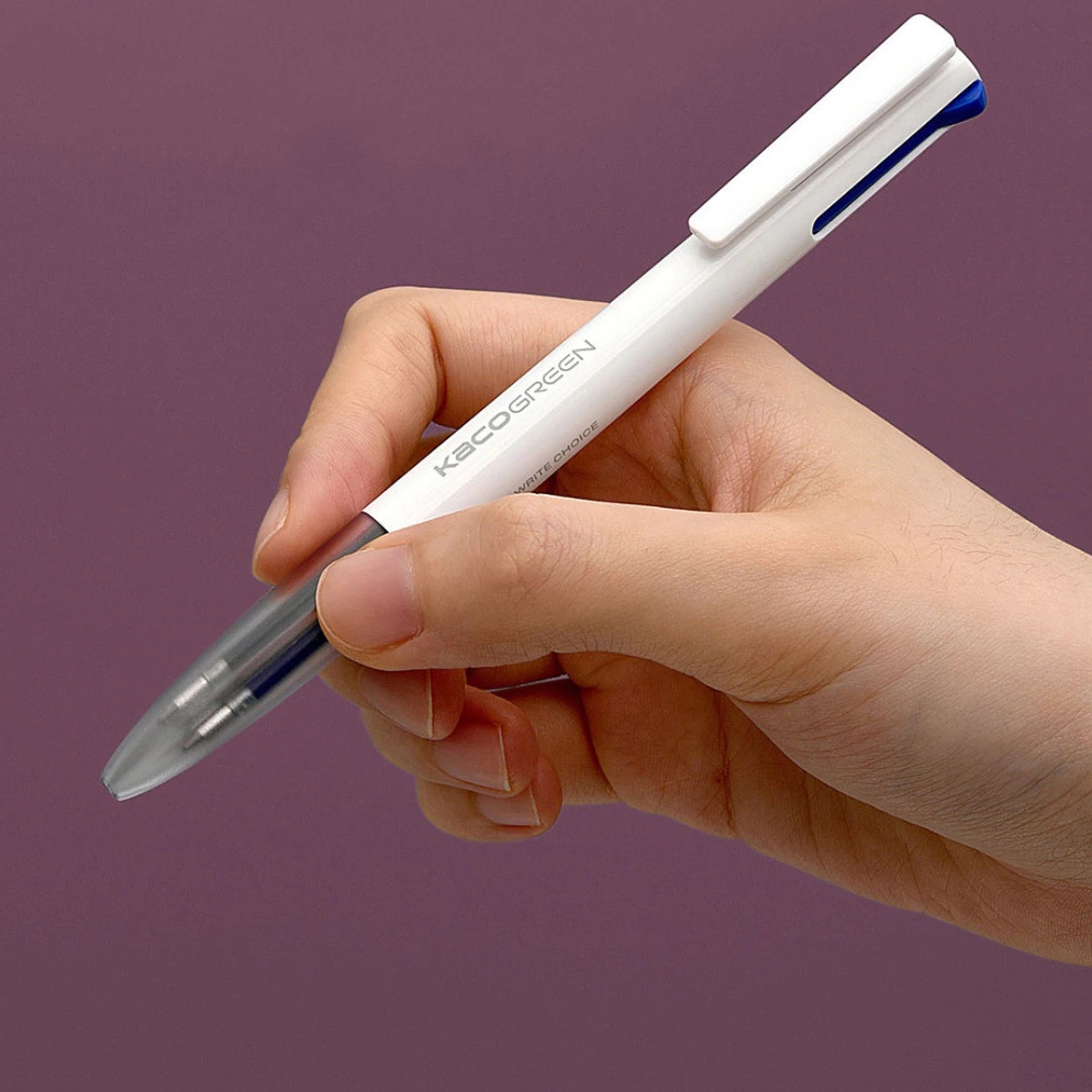 Pulpen Pena Bolpoin Pen Gel Tinta Ink Pen KACO 0.5mm Alat Tulis Kantor Kerja Sekolah Kuliah Premium Hitam Biru Merah Multicolor / Black / Blue / Red